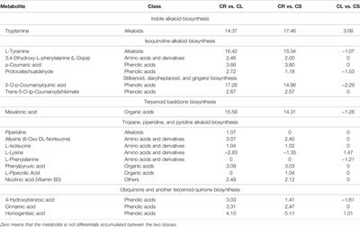 Transcriptome and Metabolome Analyses of Codonopsis convolvulacea Kurz Tuber, Stem, and Leaf Reveal the Presence of Important Metabolites and Key Pathways Controlling Their Biosynthesis